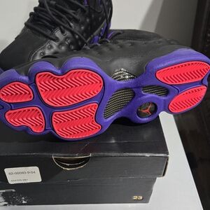 Jordan Kids Sneakers Black Red Purple